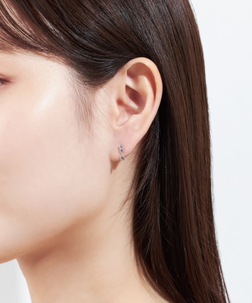 K10WG ホワイトトパーズ ピアス|festaria Online Shop(フェスタ
