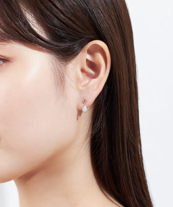 フェスタリア ピアス オパールトパーズ K18PG オパール／トパーズ ピアス | festaria bijou SOPHIA
