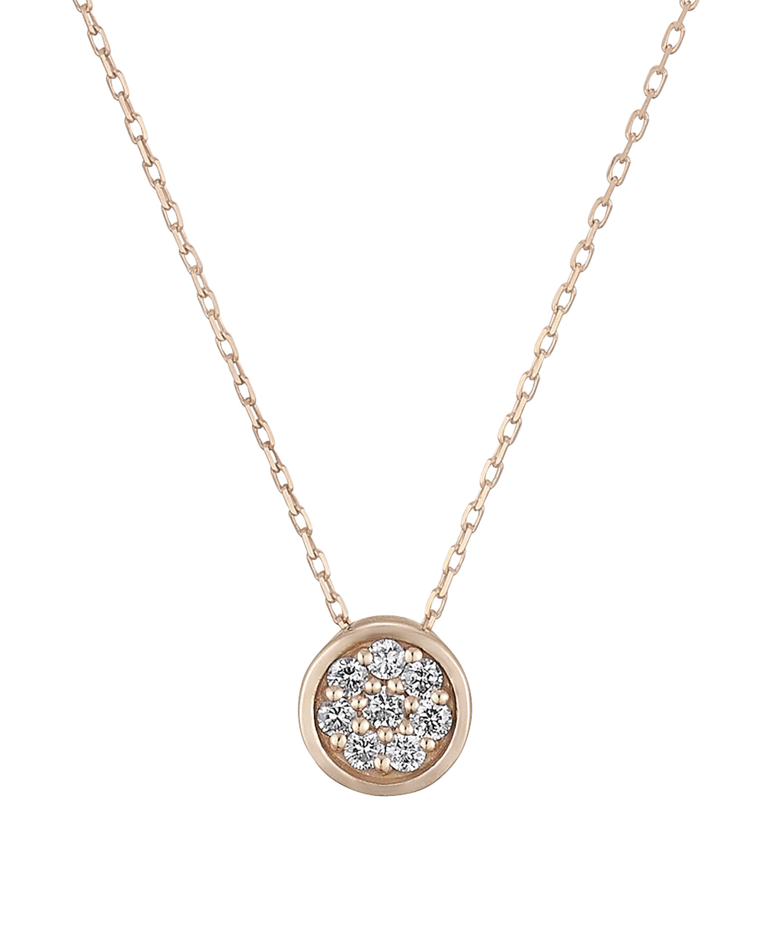 K10YG ダイヤモンド ネックレス