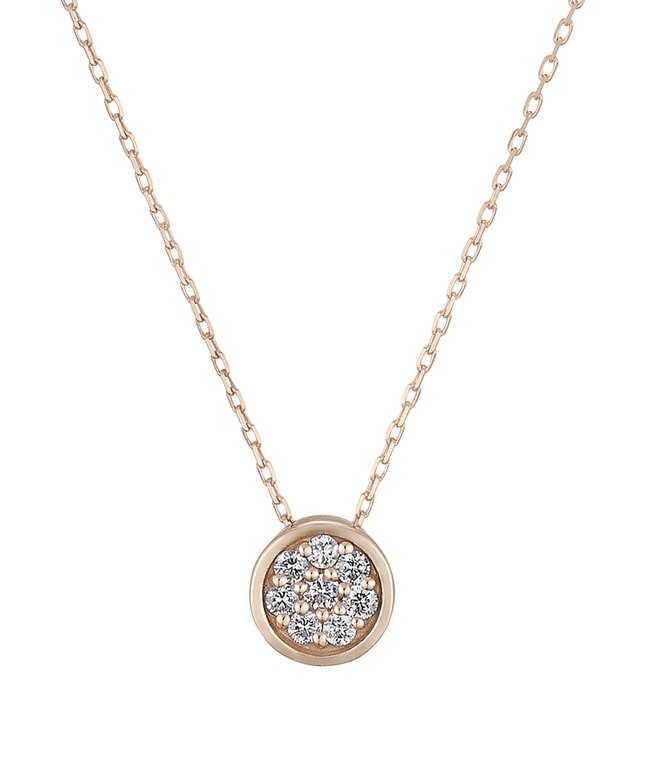 K10YG ダイヤモンド ネックレス