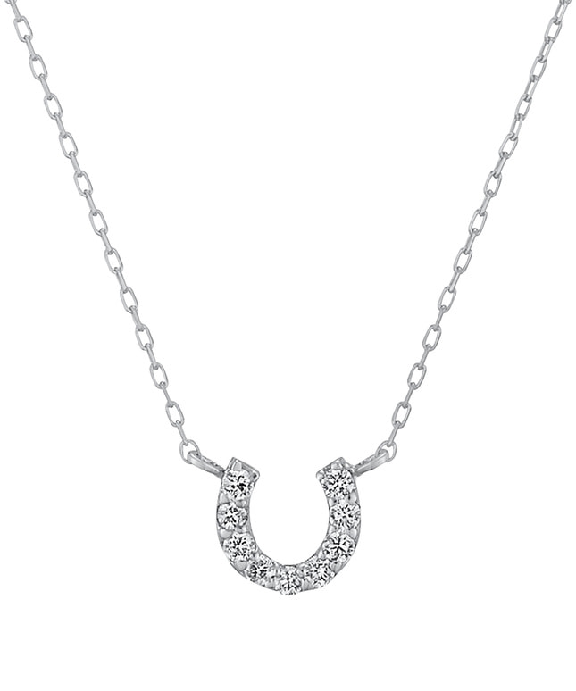 K10WG ダイヤモンド ネックレス