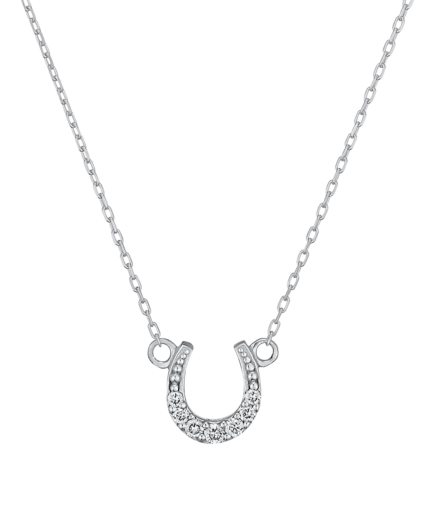 K10WG ダイヤモンド ネックレス