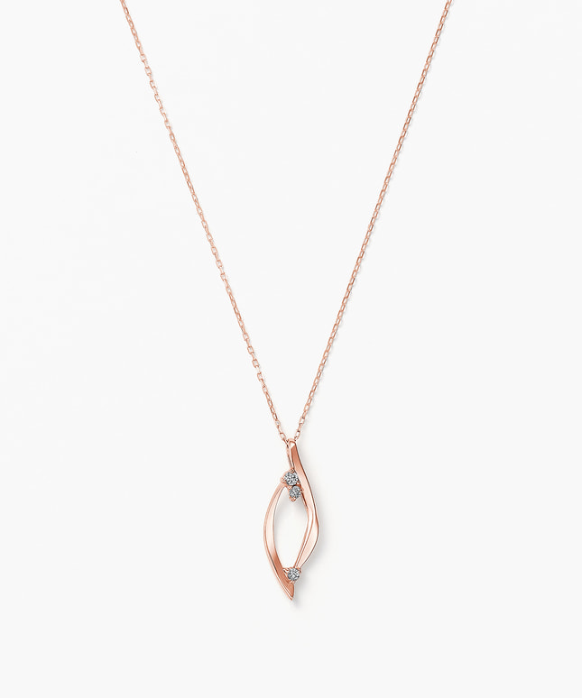 K10PG ダイヤモンド ネックレス