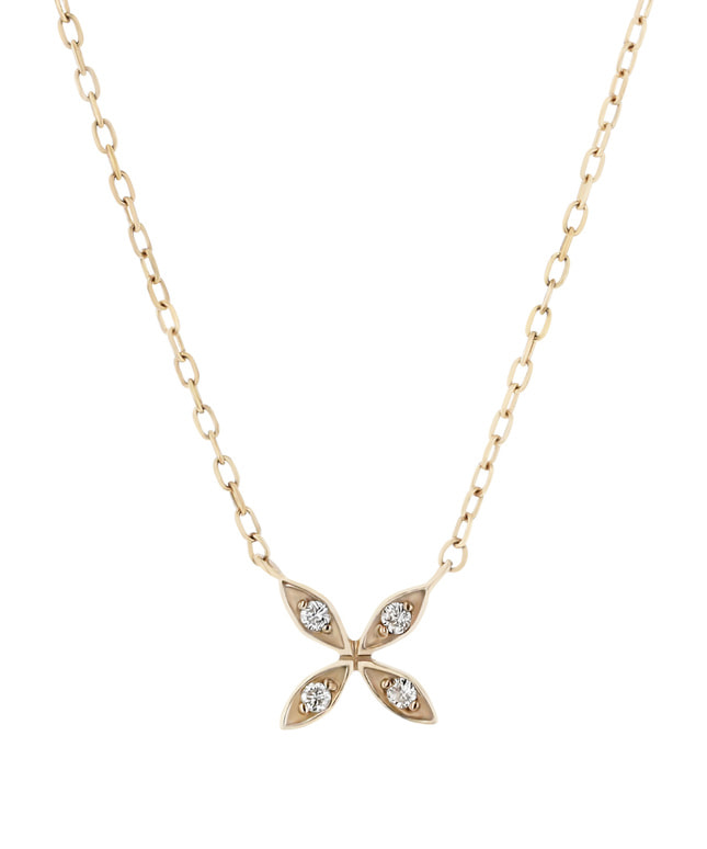 K10YG ダイヤモンド ネックレス