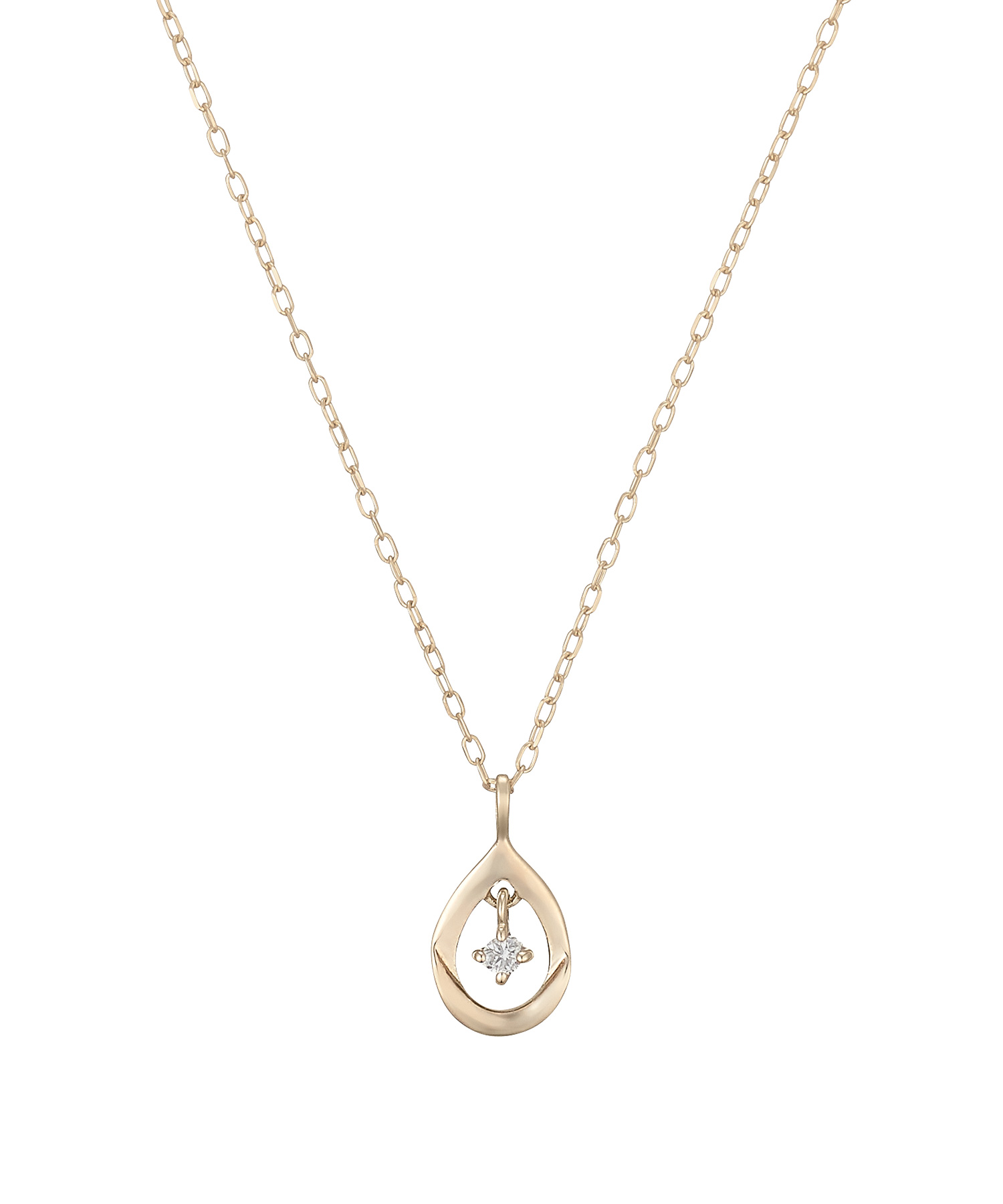 K10YG ダイヤモンド ネックレス