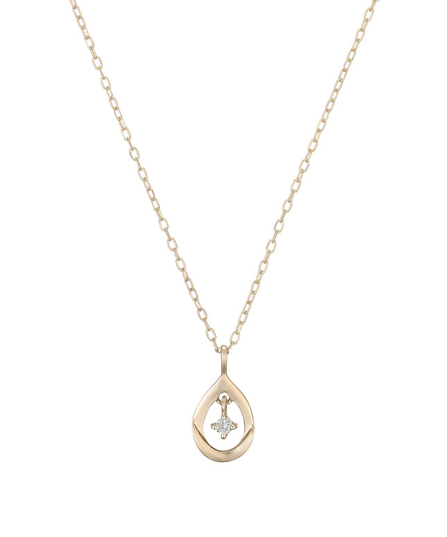 K10YG ダイヤモンド ネックレス