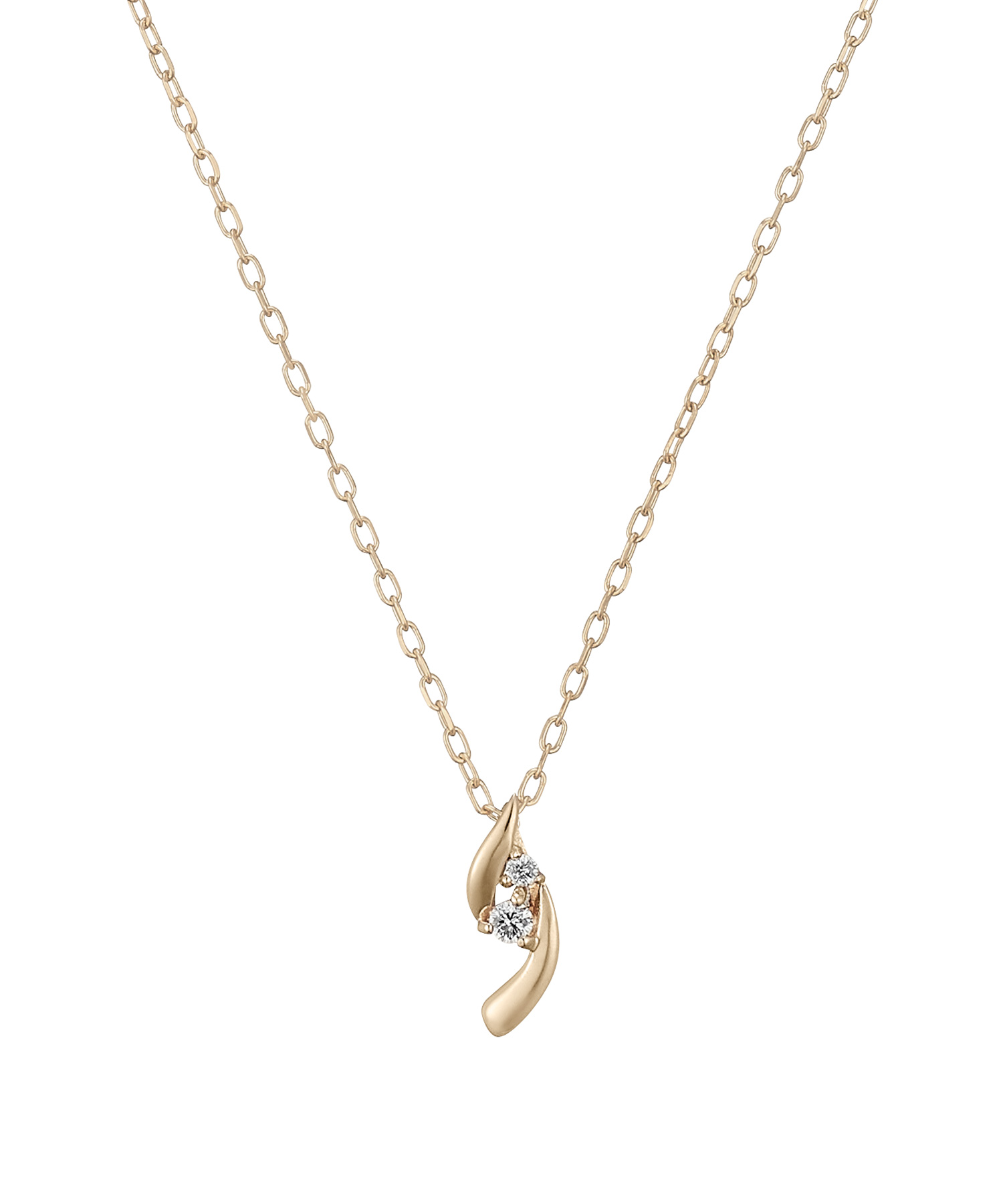 K10YG ダイヤモンド ネックレス