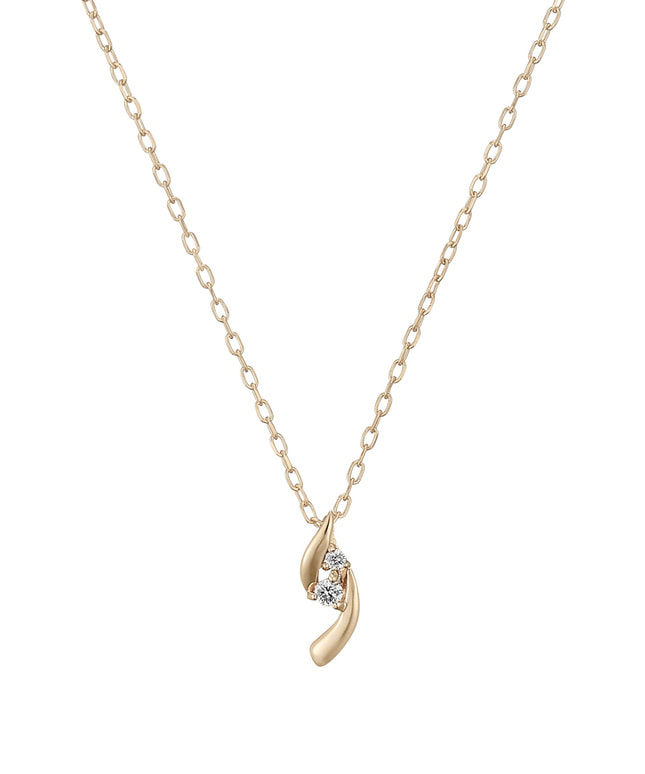 K10YG ダイヤモンド ネックレス