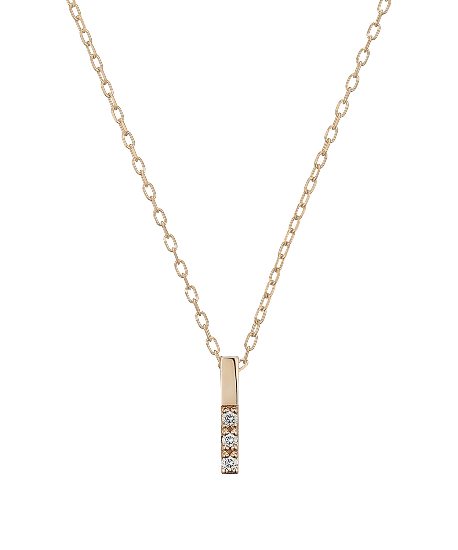 K10YG ダイヤモンド ネックレス