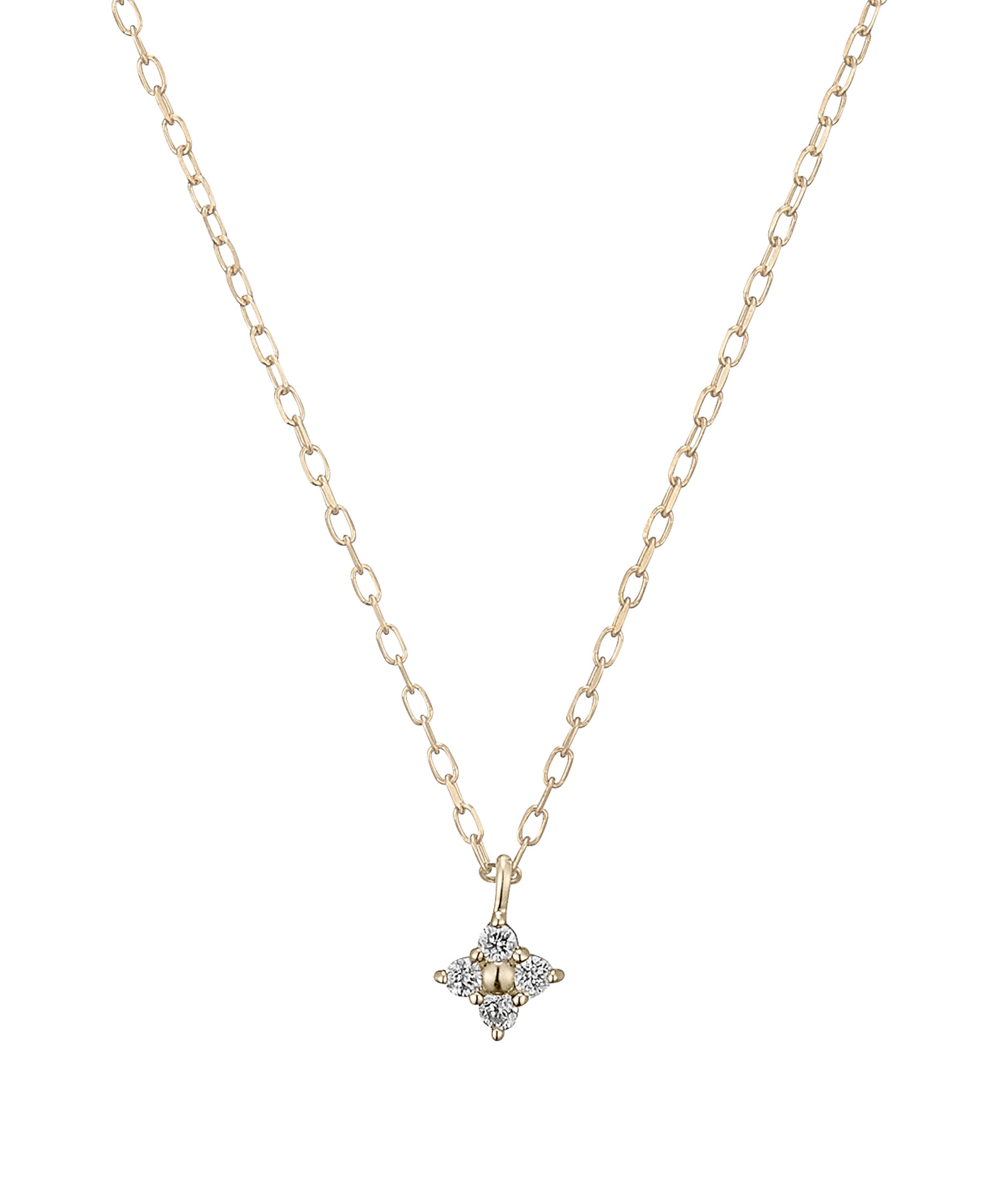 K10YG ダイヤモンド ネックレス