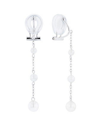 K10WG 淡水パール イヤリング