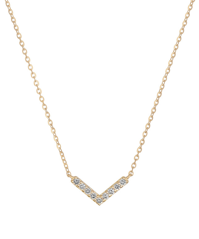 K18YG ダイヤモンド ネックレス