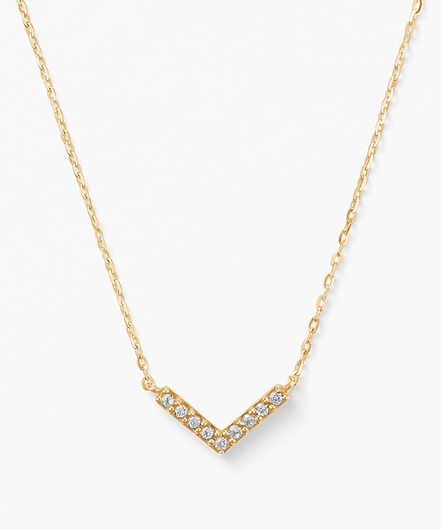 【WEB限定】K10YG ホワイトトパーズ ネックレス