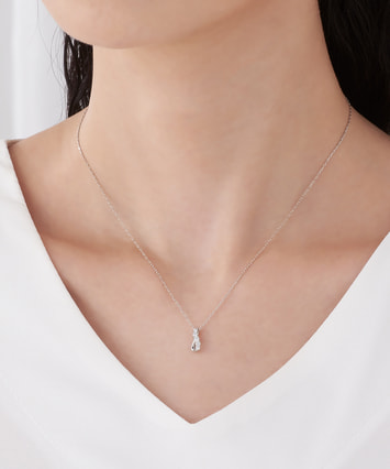 Pt950/850 ダイヤモンド ネックレス|festaria Online Shop