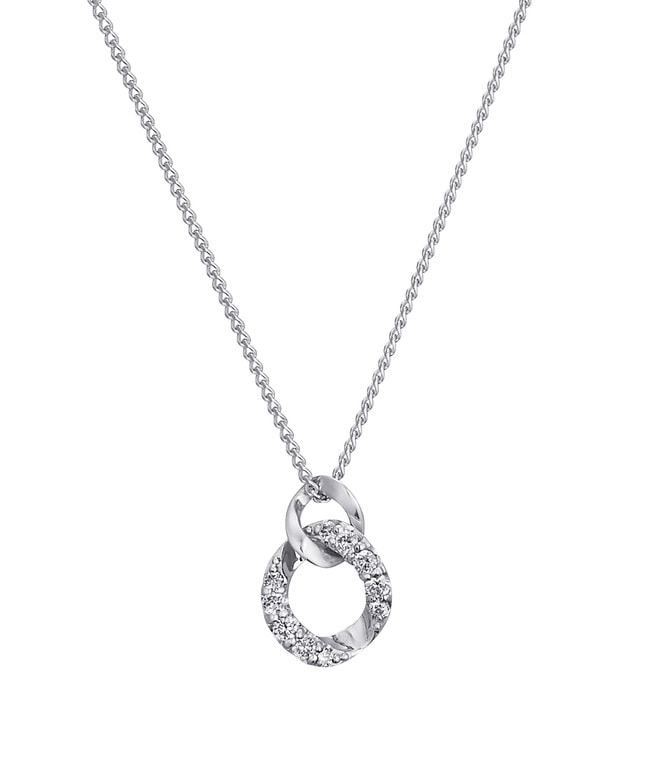 Pt950/850 ダイヤモンド ネックレス