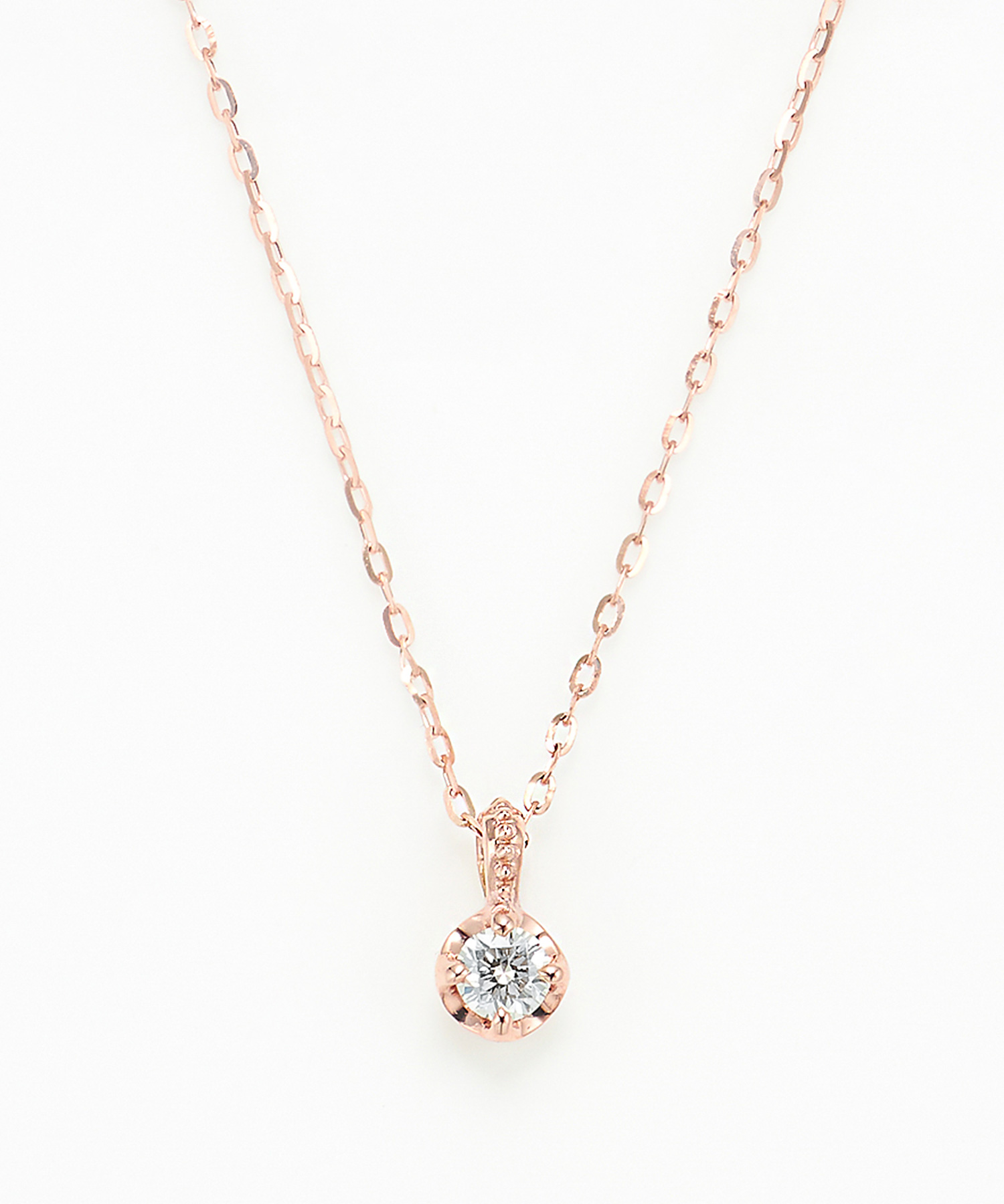 K10PG ダイヤモンド ネックレス