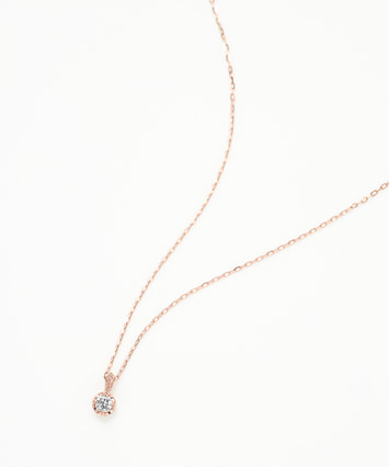 フェスタリアK10PGネックレス K10PG ダイヤモンド ネックレス|festaria Online Shop(フェスタ