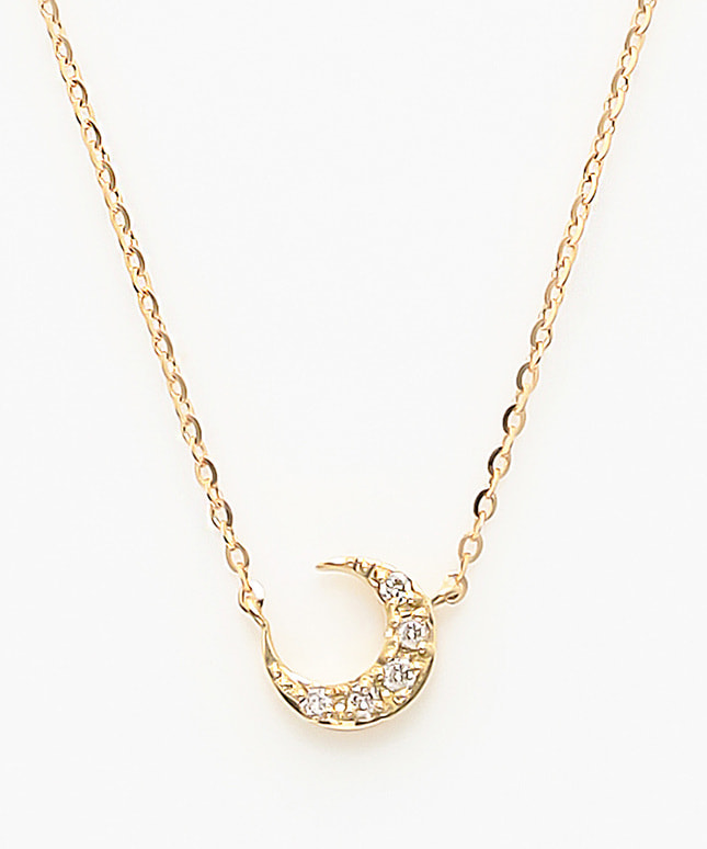 K18YG ダイヤモンド ネックレス