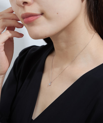 Pt950/850 ダイヤモンド ネックレス|festaria Online Shop