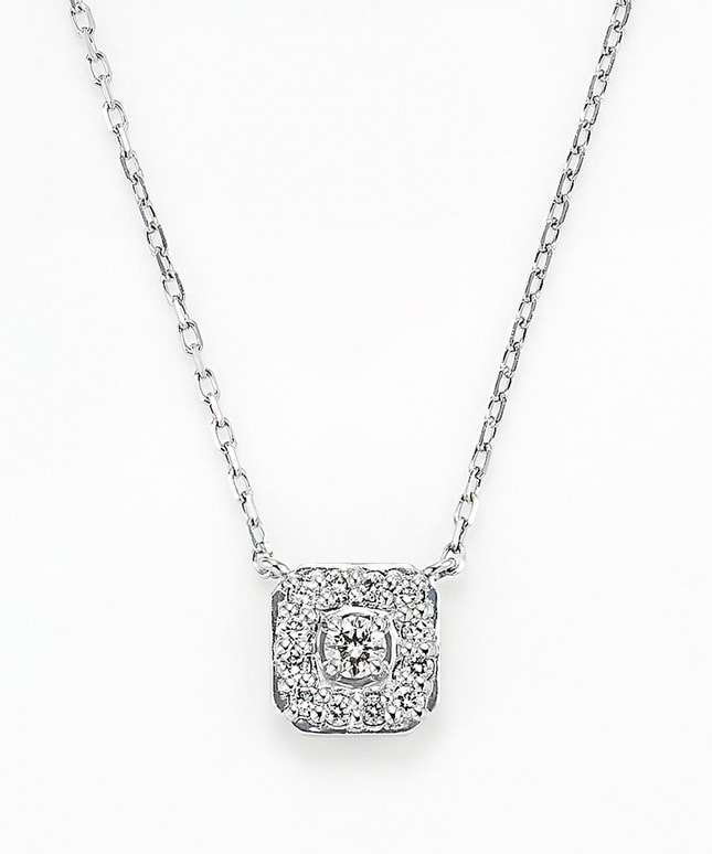 Pt950/850 ダイヤモンド ネックレス