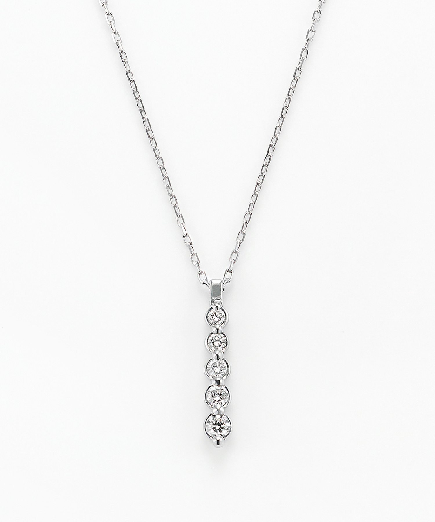 Pt950/850 ダイヤモンド ネックレス