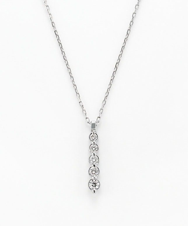 Pt950/850 ダイヤモンド ネックレス