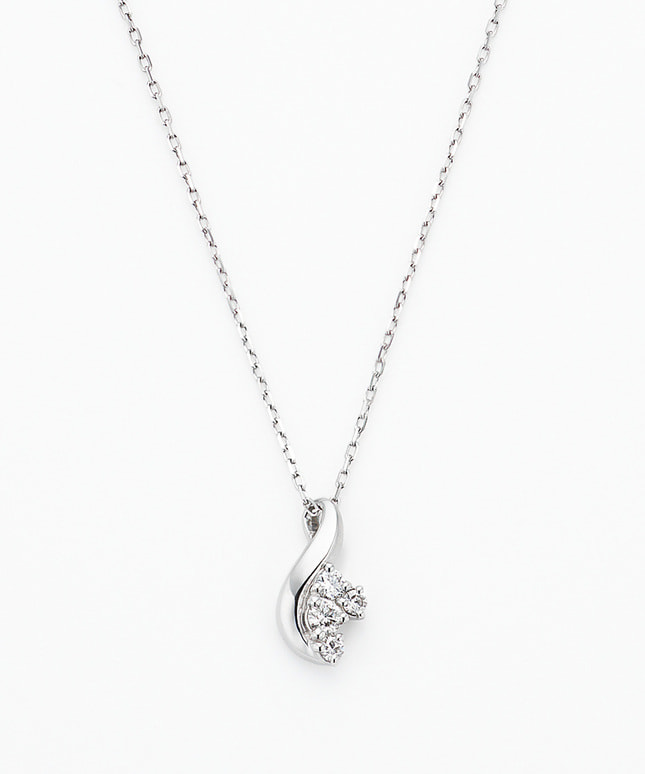 Pt950/850 ダイヤモンド ネックレス