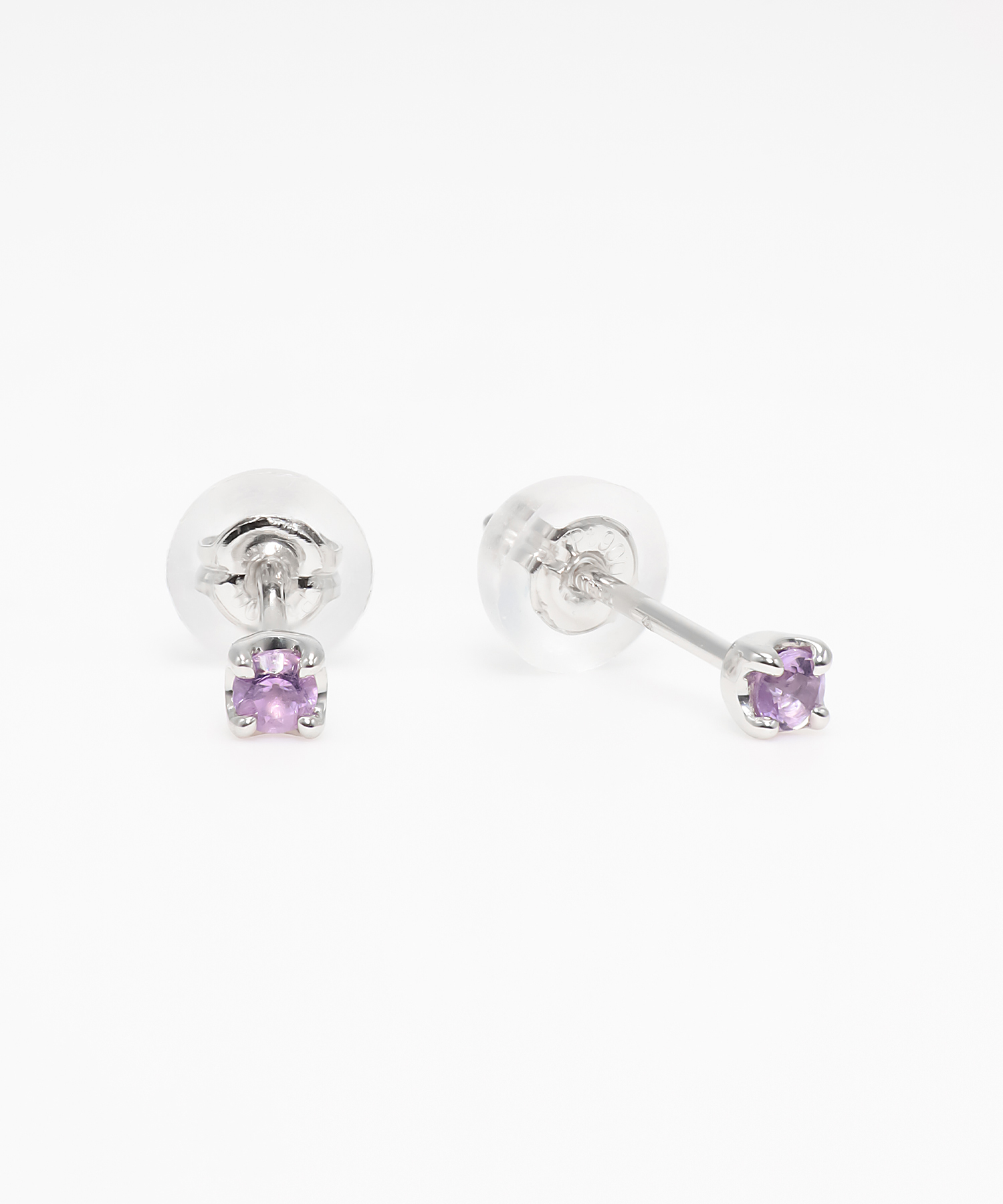 Pt900 アメシスト ピアス