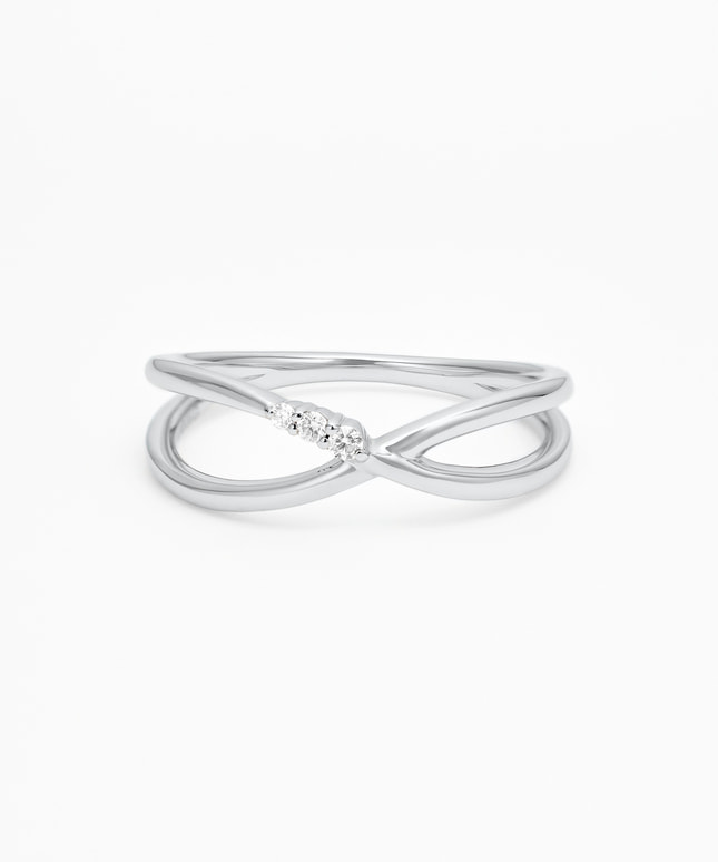 K10WG ダイヤモンド リング