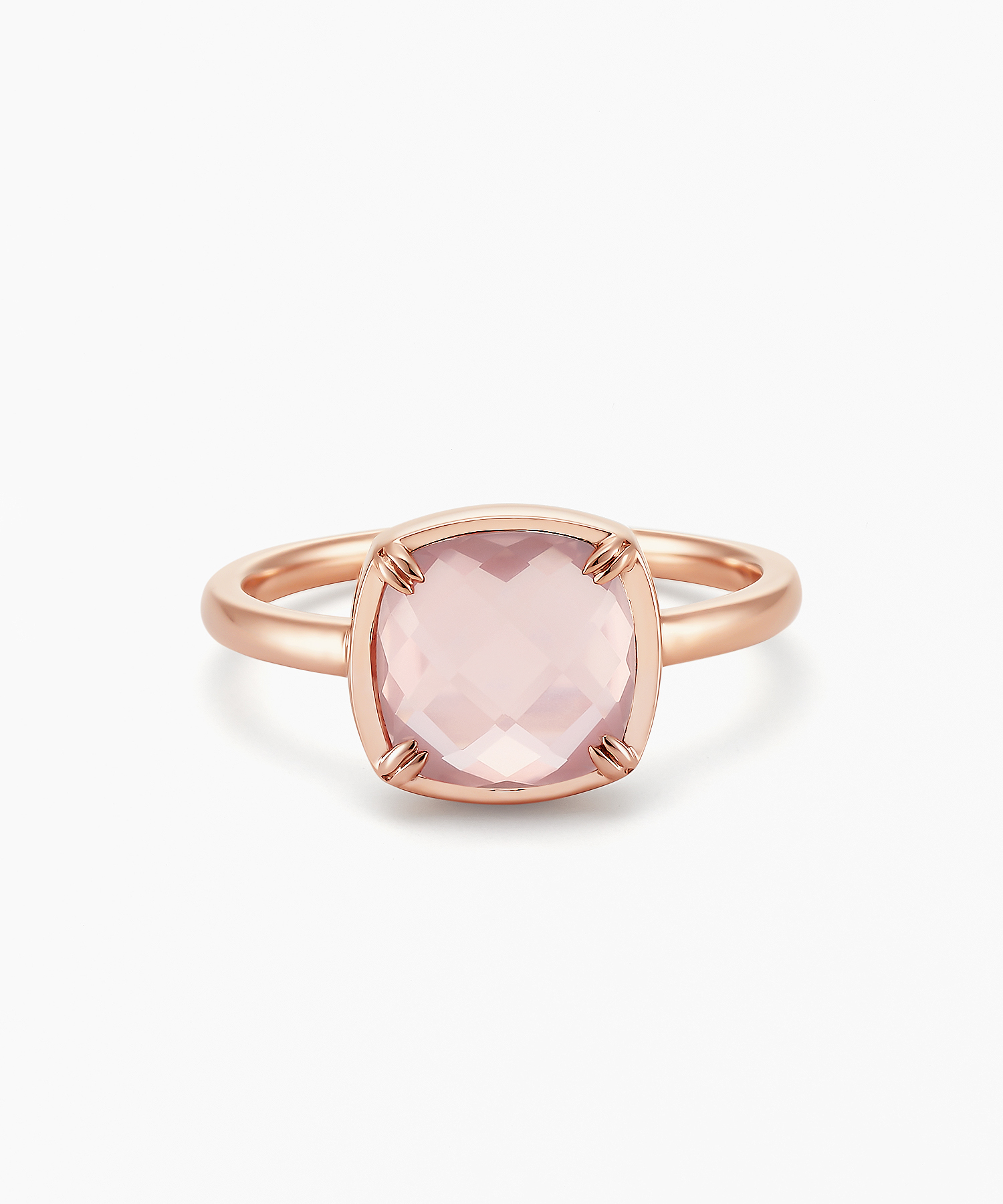 K18PG ローズクォーツ リング