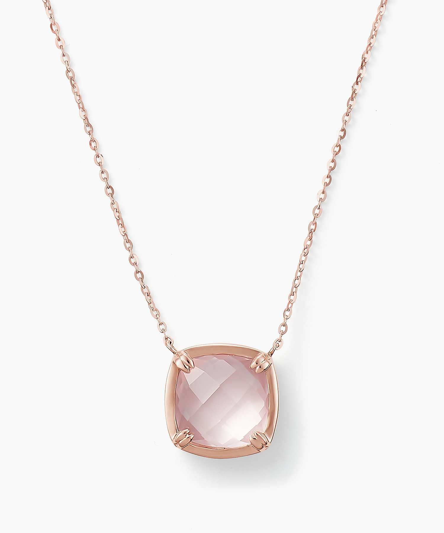 K18PG ローズクォーツ ネックレス