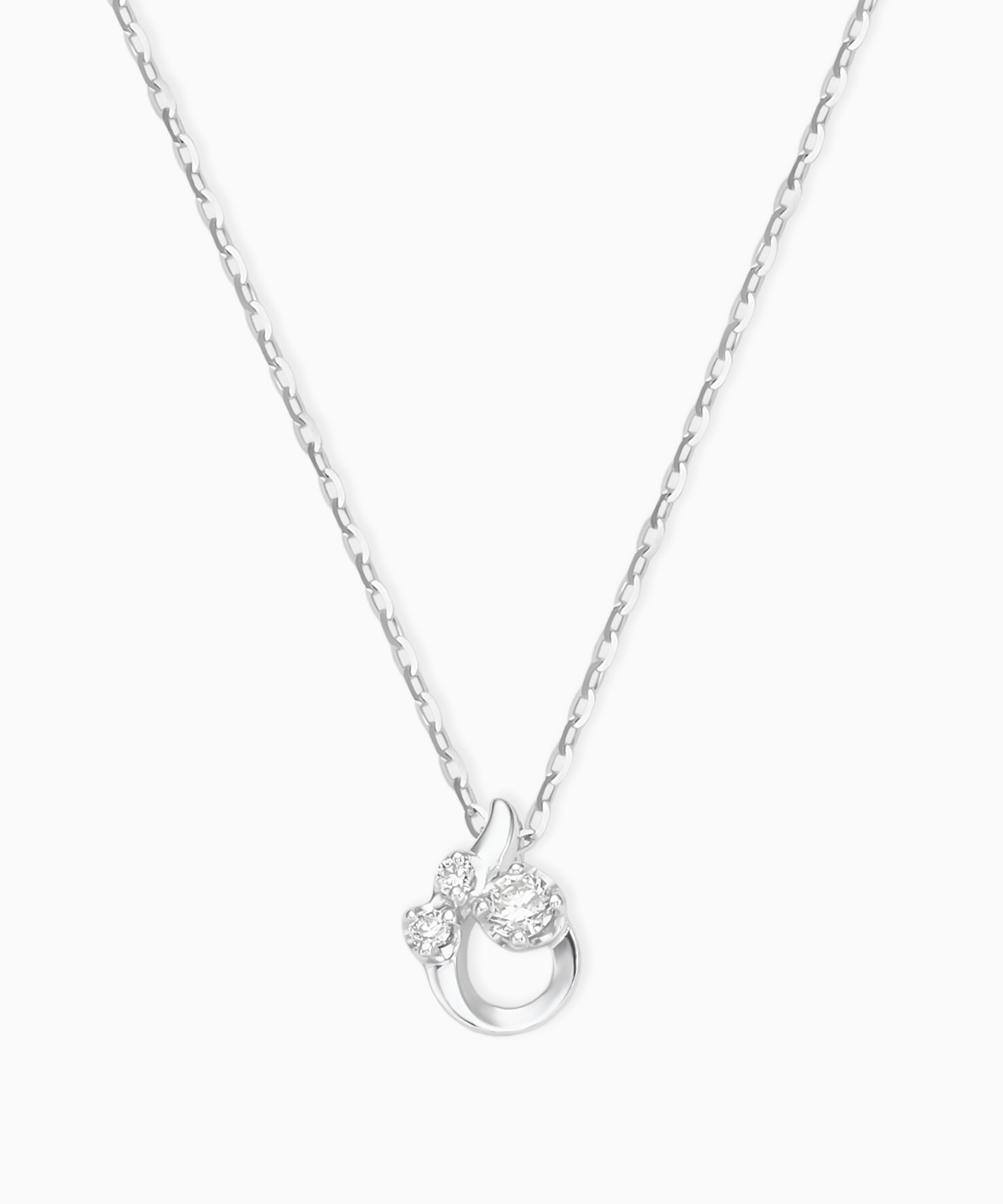 K10WG ダイヤモンド ネックレス