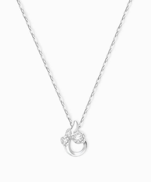 K10WG ダイヤモンド ネックレス