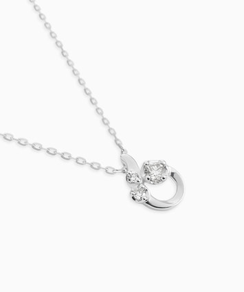 K10WG ダイヤモンド ネックレス|festaria Online Shop(フェスタ