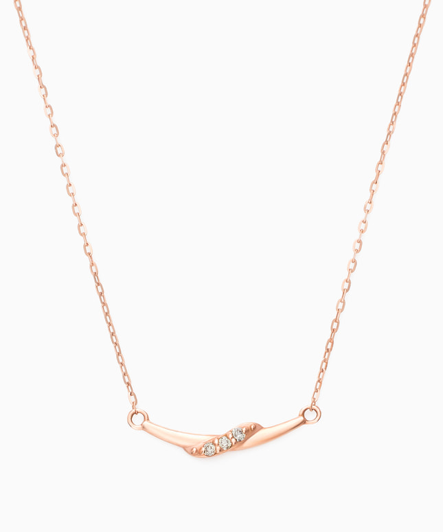 K10PG ダイヤモンド ネックレス