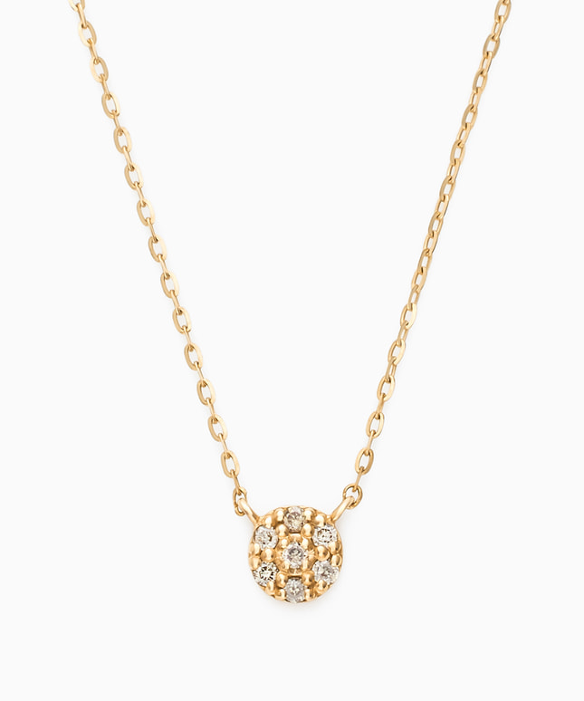 K10YG ダイヤモンド ネックレス