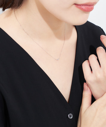 k10WG ネックレス K10WG ダイヤモンド ネックレス|festaria Online Shop(フェスタ
