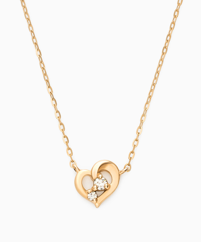 K10YG ダイヤモンド ネックレス