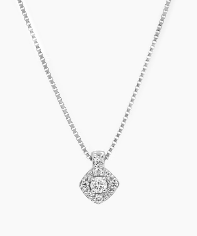 Pt950/850 ダイヤモンド ネックレス