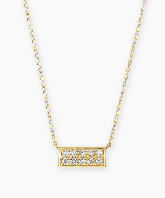 K18YG ダイヤモンド ネックレス