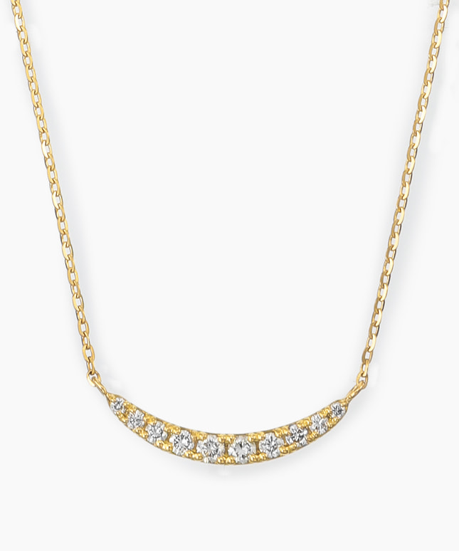 K18YG ダイヤモンド ネックレス