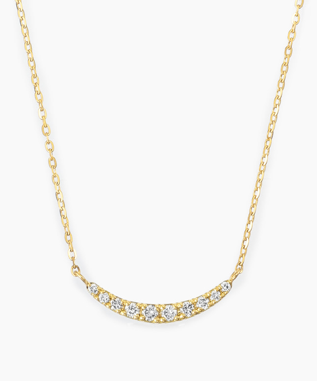 K18YG ダイヤモンド ネックレス