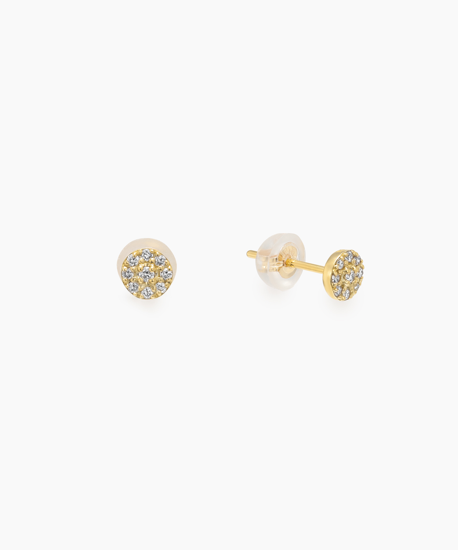 K18YG ダイヤモンド ピアス