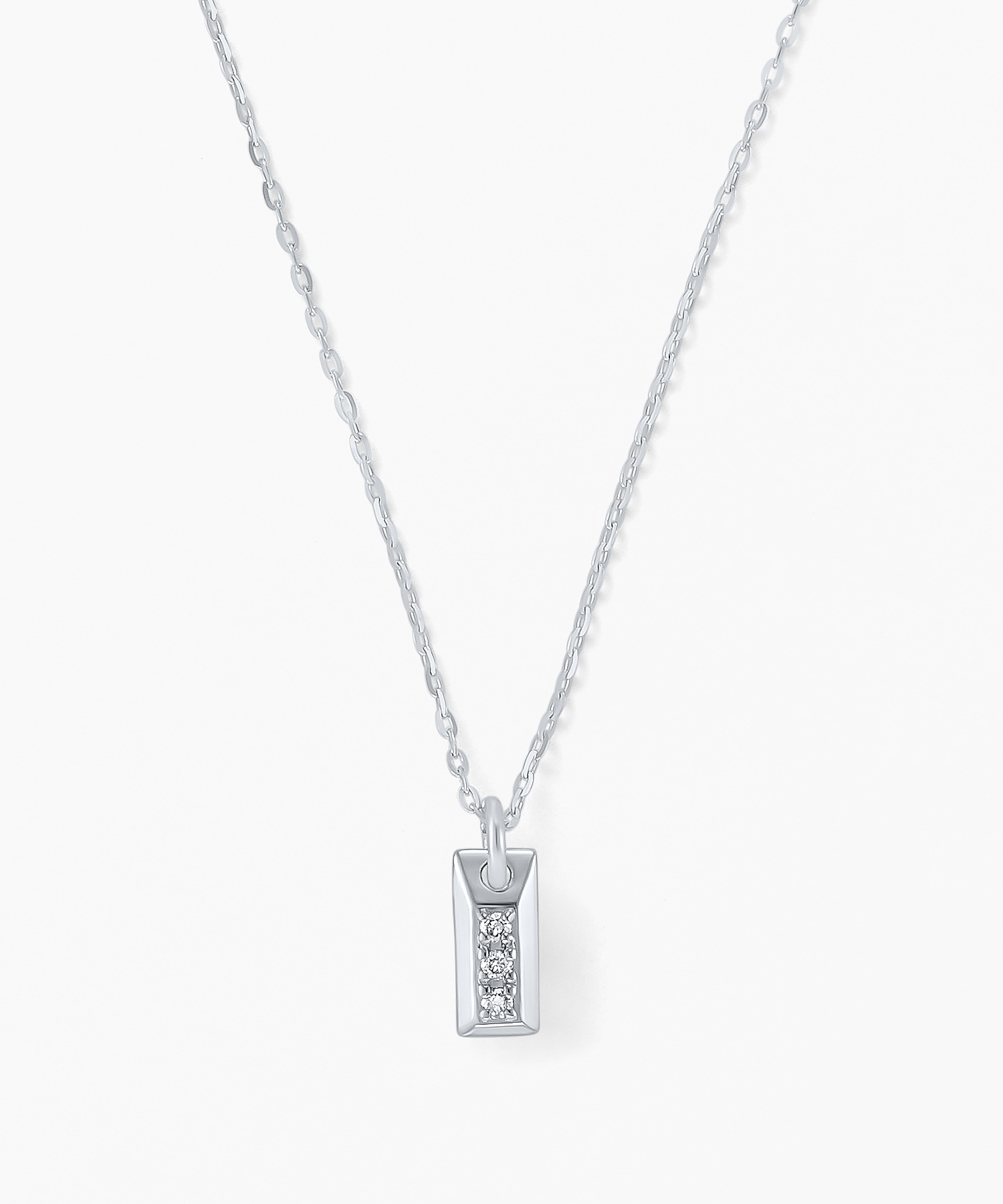 K10WG ダイヤモンド ネックレス