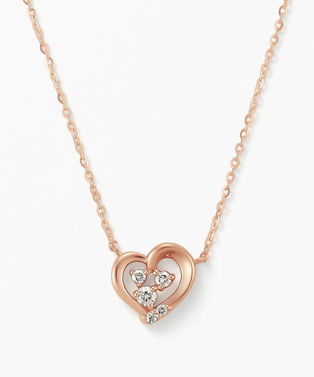 K18PG ダイヤモンド ネックレス