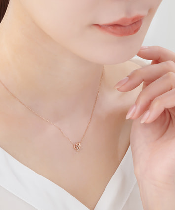 K18PG ダイヤモンド ネックレス|festaria Online Shop(フェスタ