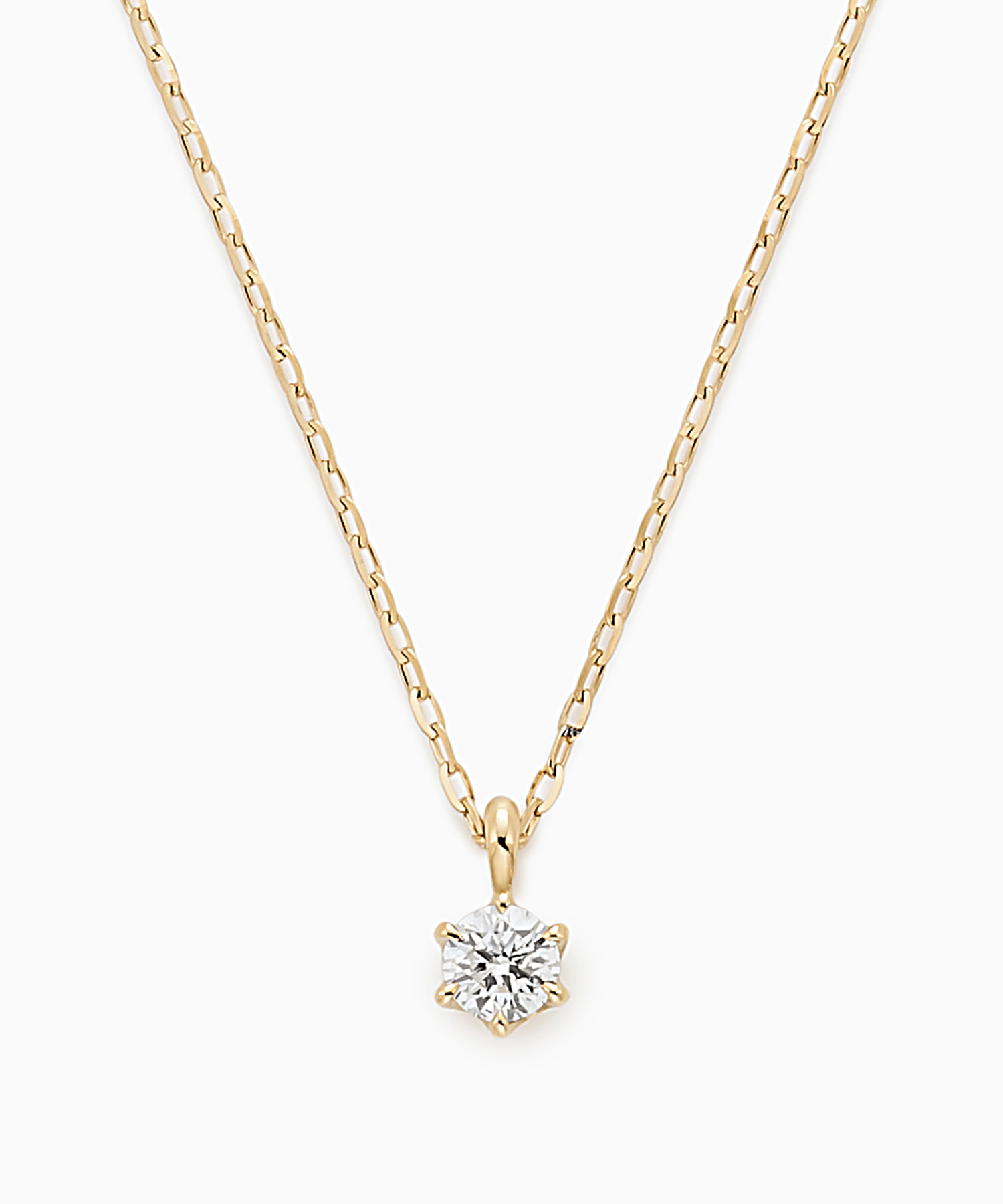 K18YG ダイヤモンド ネックレス