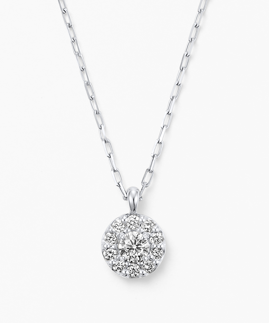 Pt950/Pt850 ダイヤモンド ネックレス