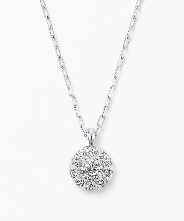 Pt950/Pt850 ダイヤモンド ネックレス