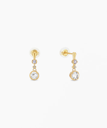 オーバルオニキスがおしゃれなスイングピアス K10YG K10YG オニキス / キュービックジルコニア ピアス